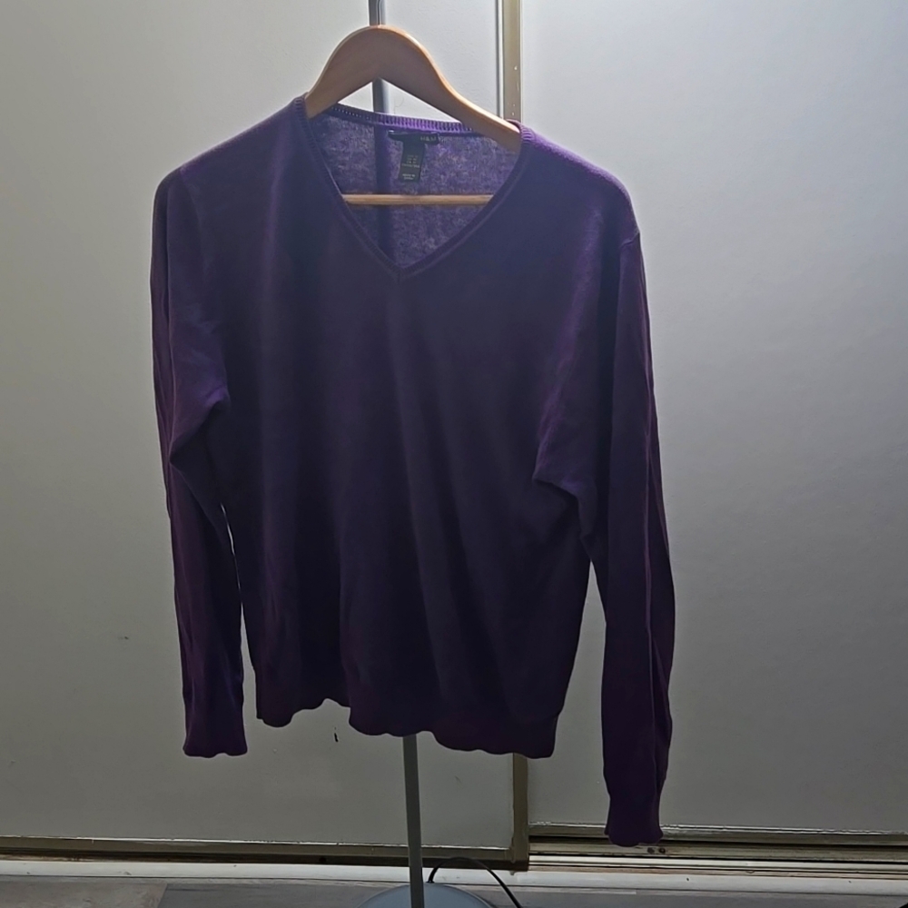Men's purple sweater